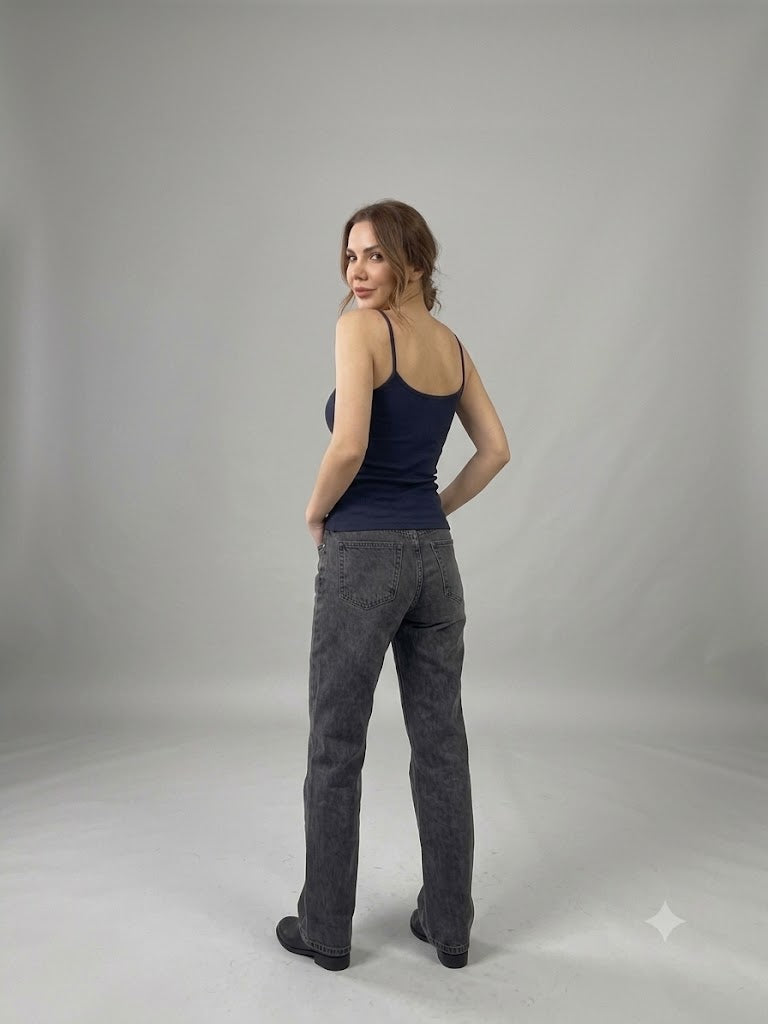 ON TRİKO İp Askılı Basic Bluz 71566