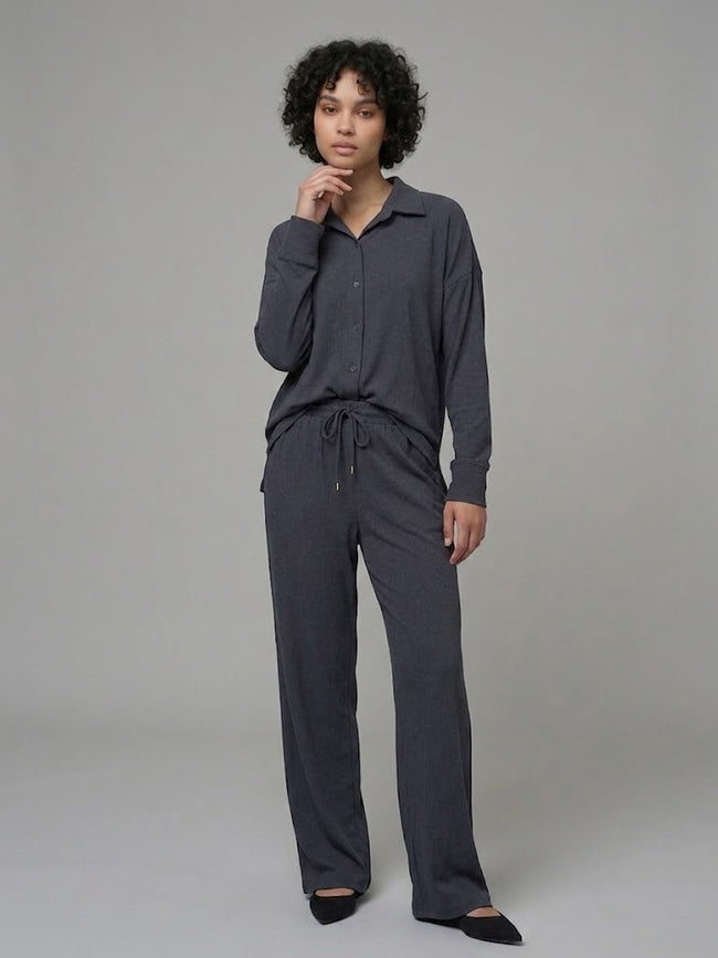 ON TRİKO  Kadife Oversize Gömlek  14300