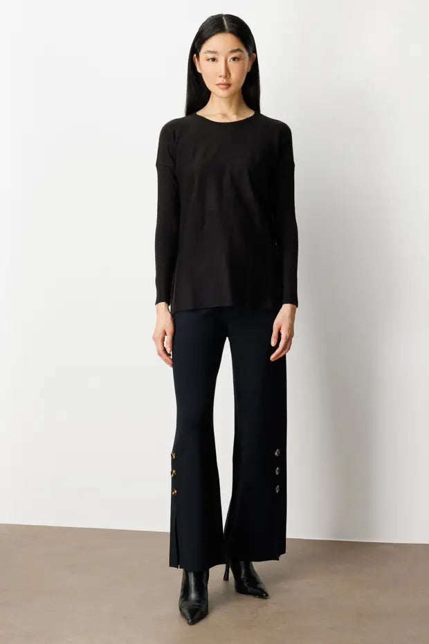 ON TRİKO Yanları Fermuarlı Sıfır Yaka Triko KAZAK 65318
