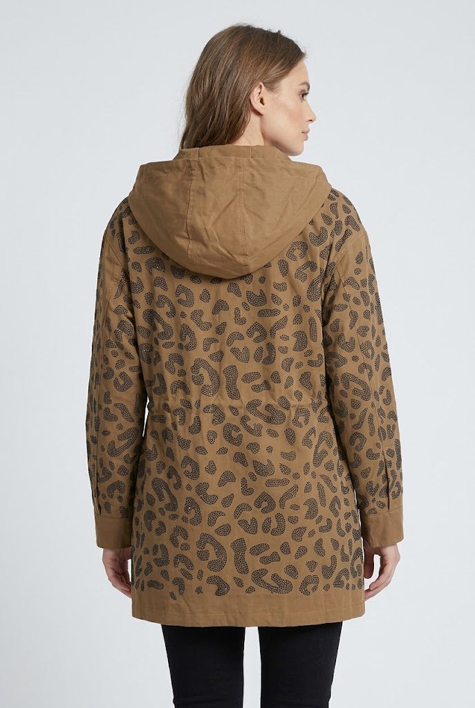 On Triko Leopar Desen Mont 10514