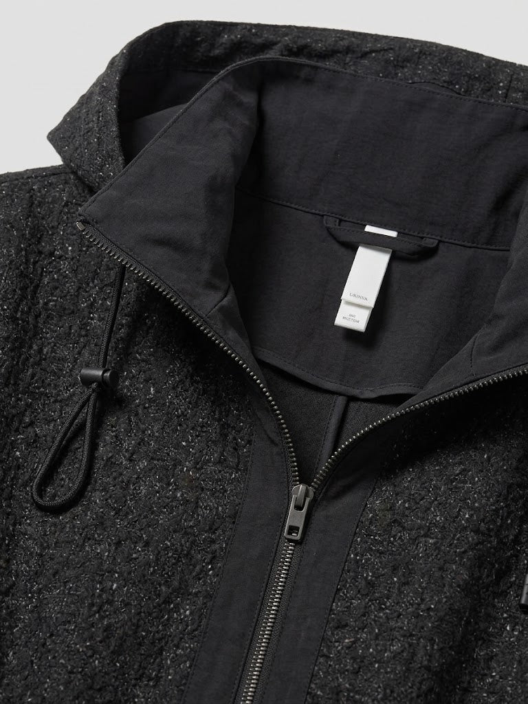 ON TRİKO Kapüşonlu Taş Parıltı İşlemeli Beli Büzgülü Mont 10721