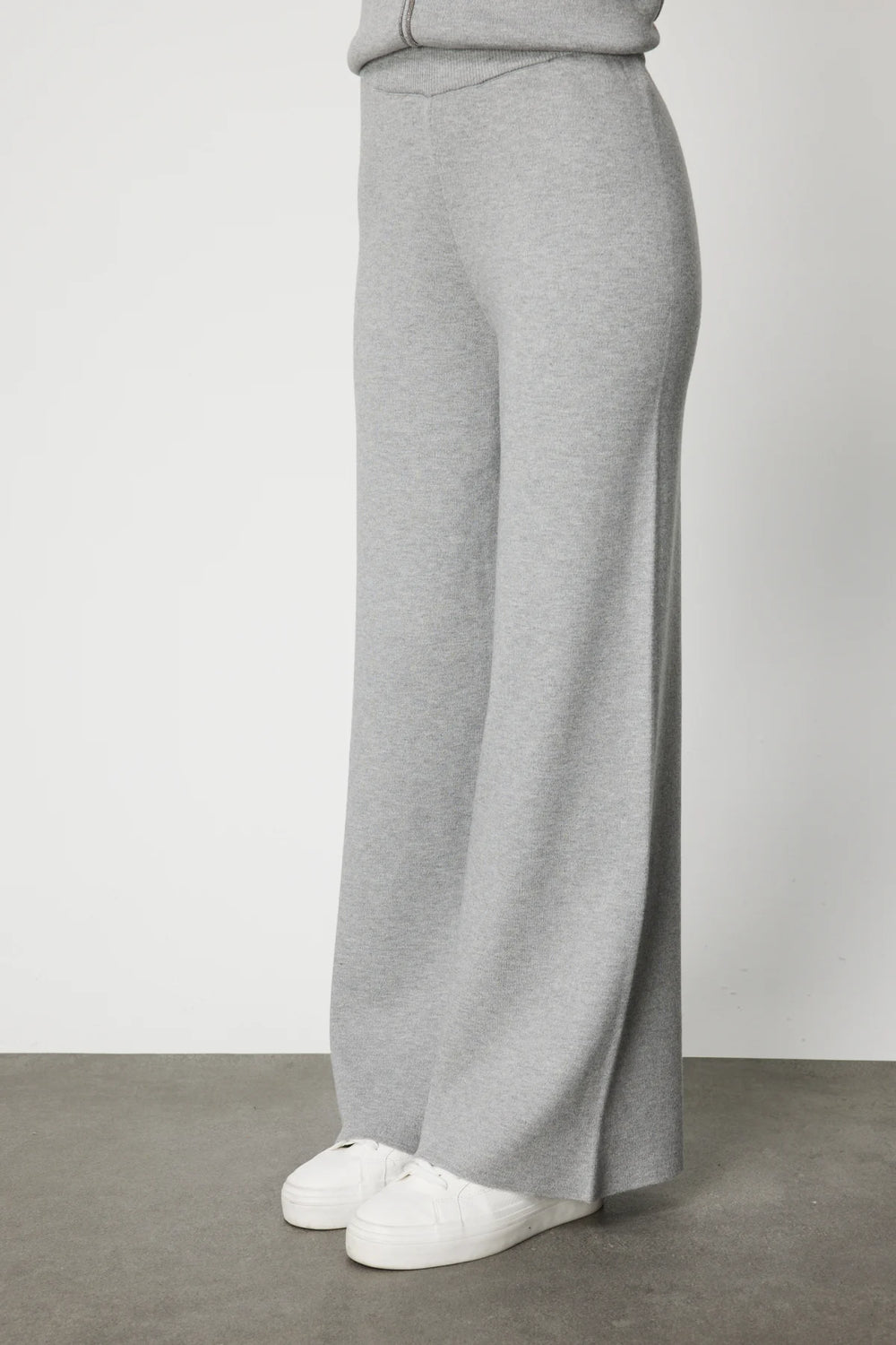 ON TRİKO Beli Lastikli Bol Paça Triko Pantolon 63321