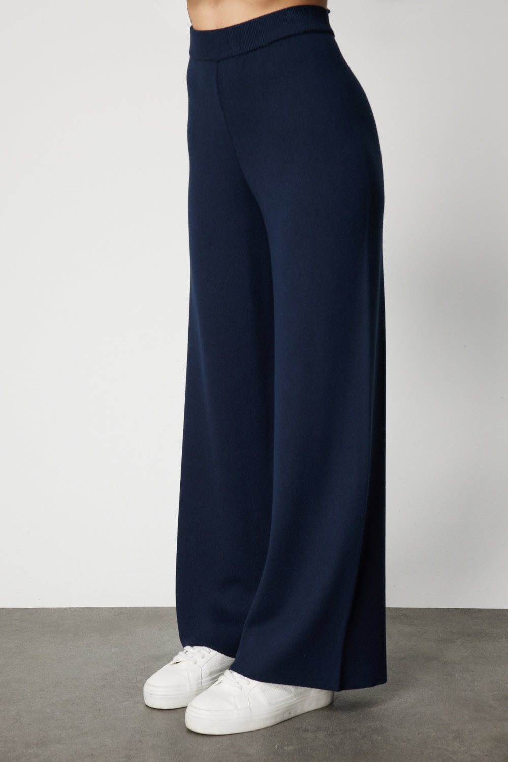 ON TRİKO Beli Lastikli Bol Paça Triko Pantolon 63321