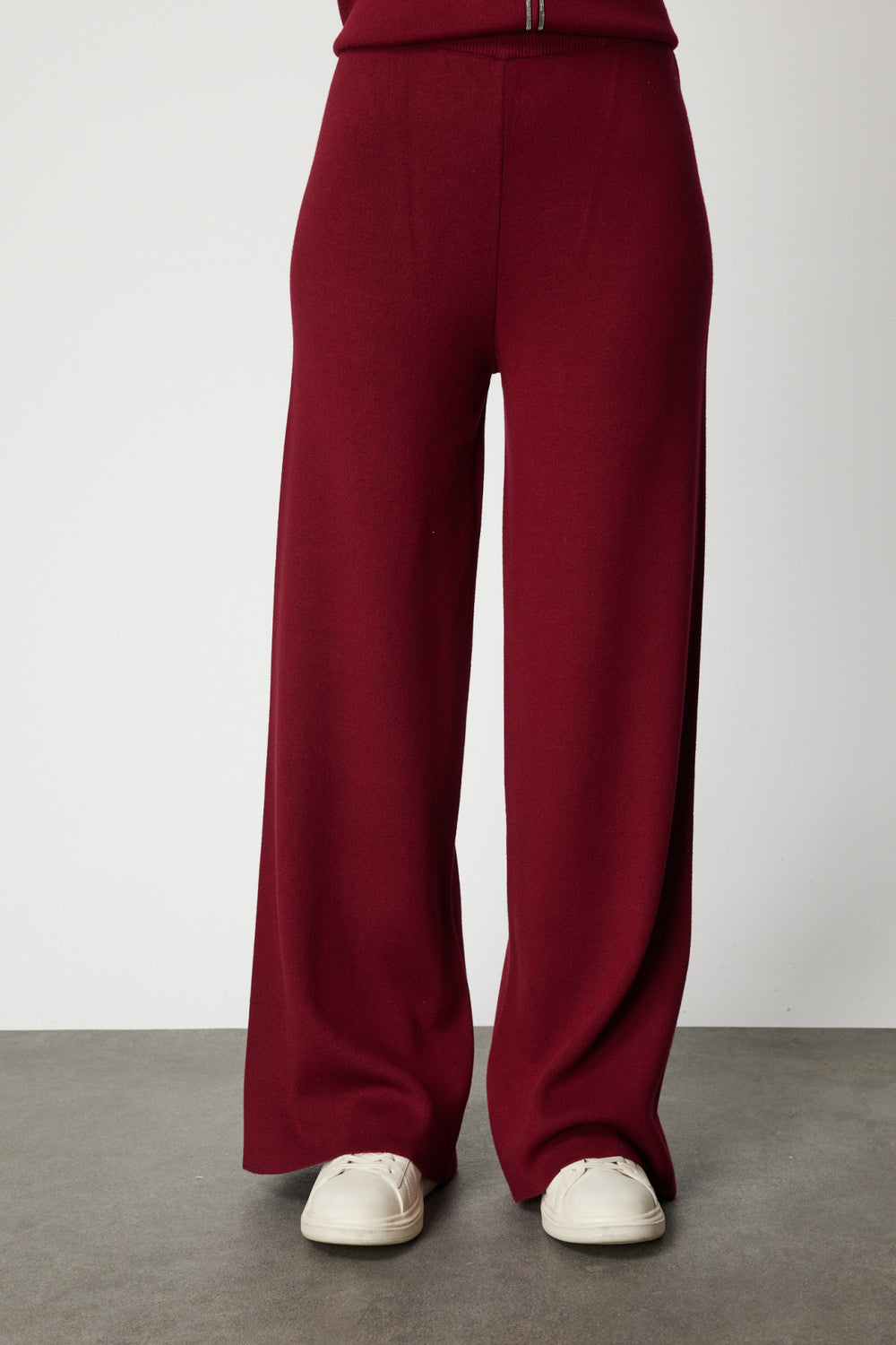 ON TRİKO Beli Lastikli Bol Paça Triko Pantolon 63321