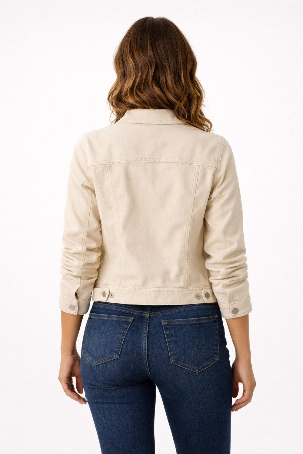 ONİX Düğmeli Klasik Yaka Denim Ceket 7123