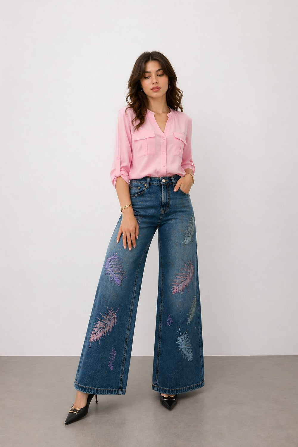 ONİX Taş İşlemeli Pantolon 5021