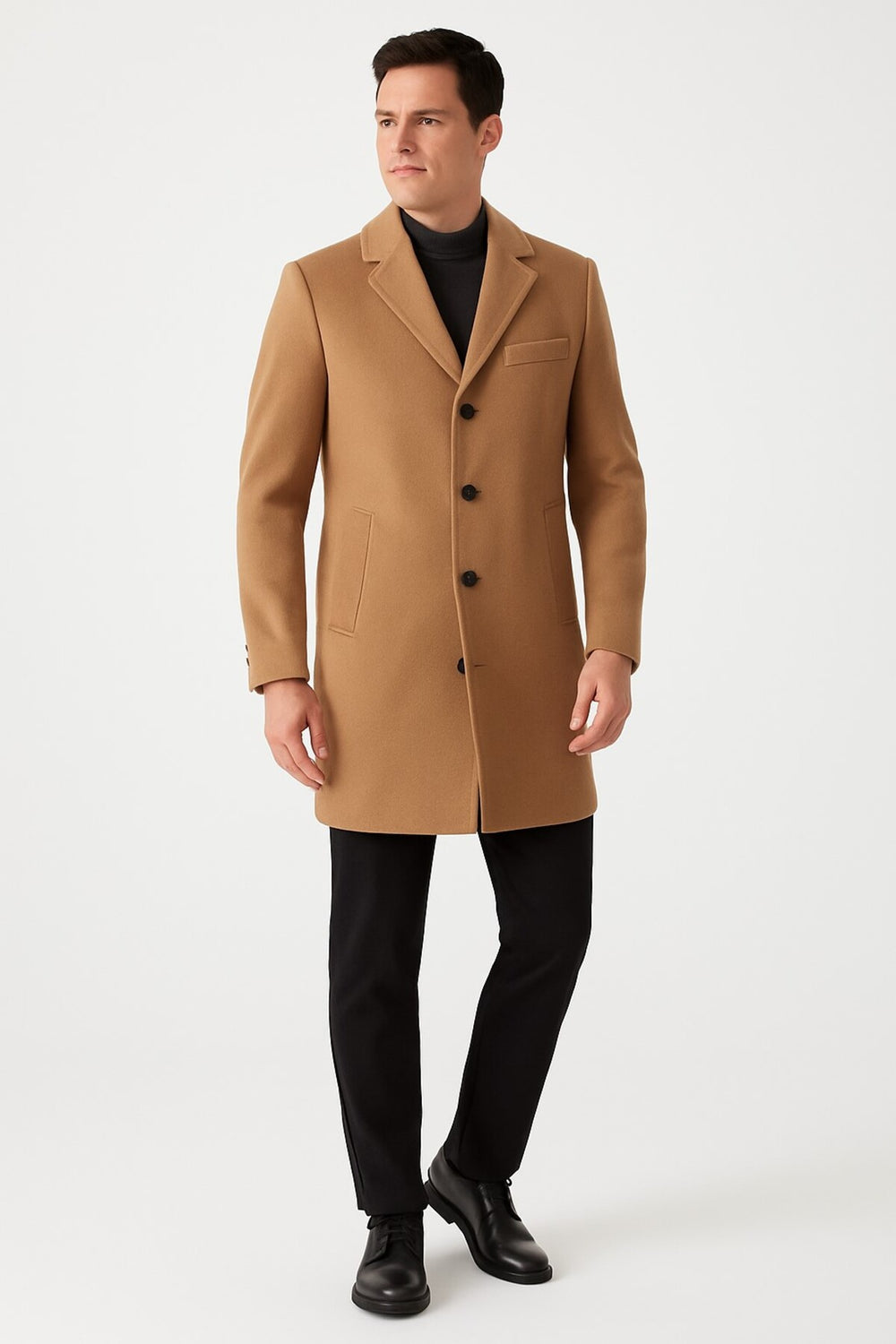 PALMONTE Mono Kaşe Kaban 4285