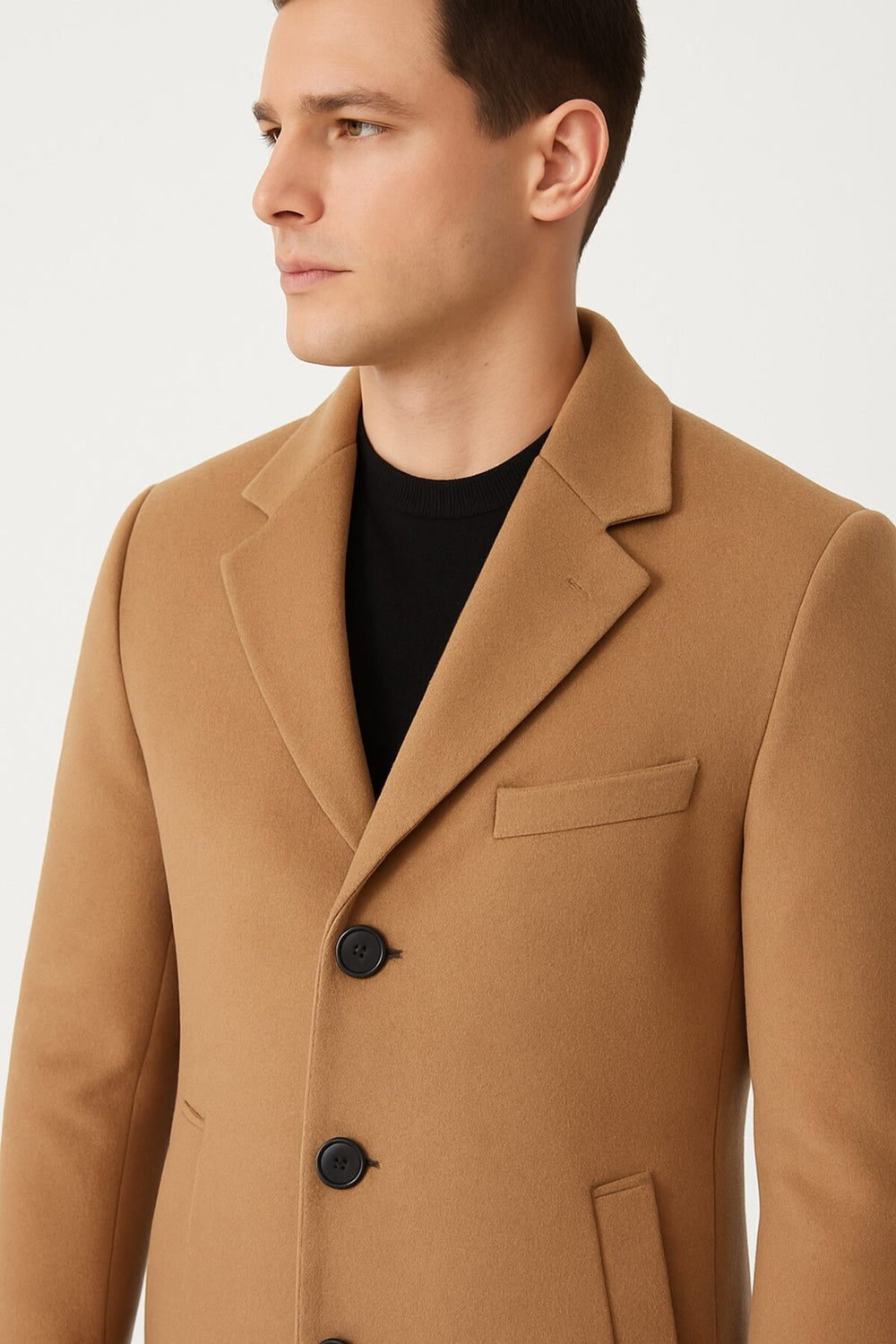 PALMONTE Mono Kaşe Kaban 4285