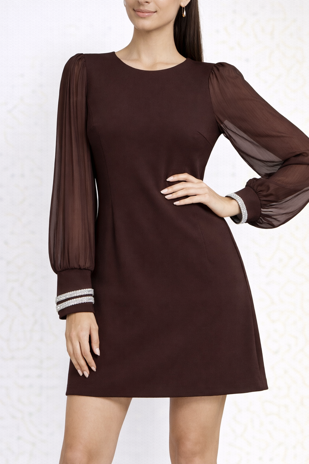 SENSILINE Kolları Tül Elbise 7296