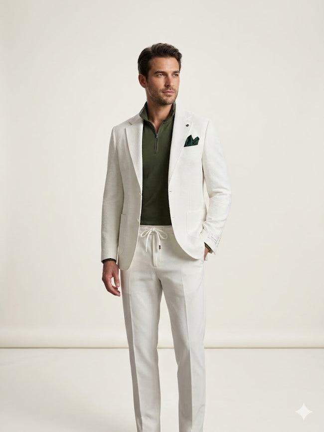 SİR CEKET Erkek Slim Fit Tek Düğme Blazer 3033