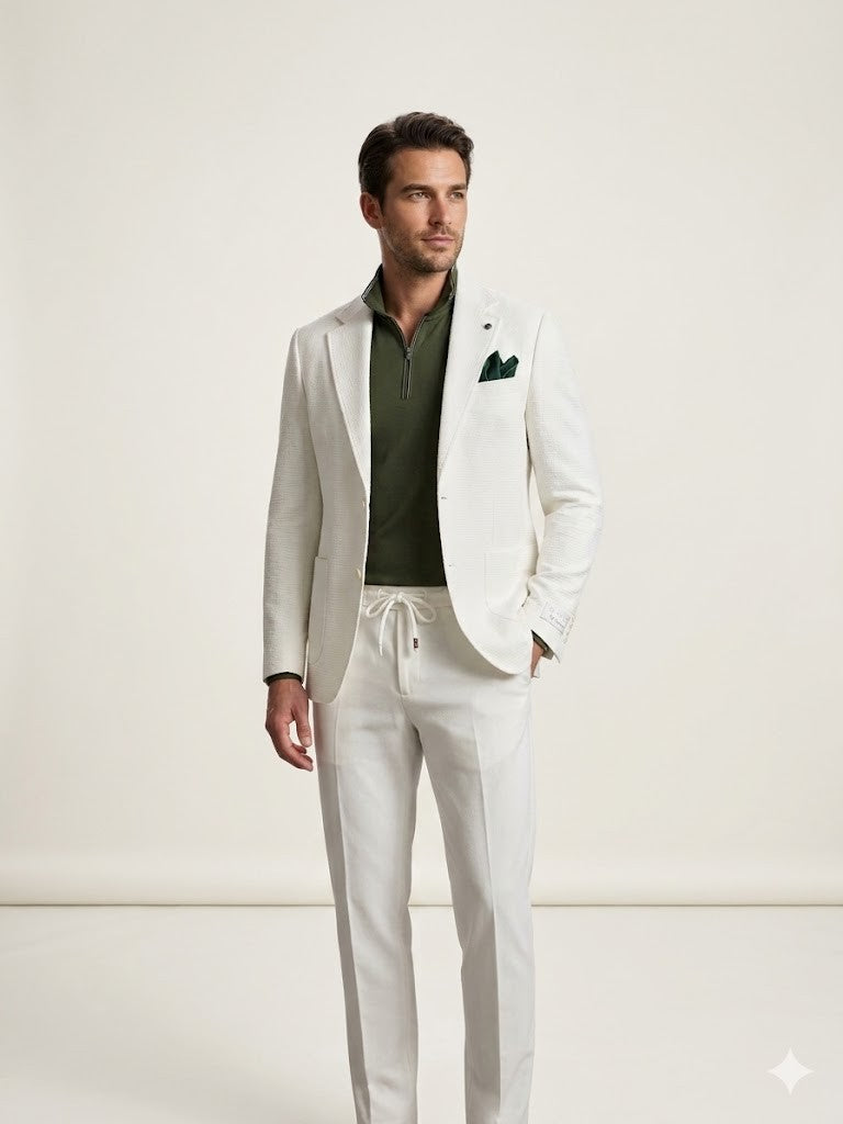 SİR CEKET Erkek Slim Fit Tek Düğme Blazer 3033