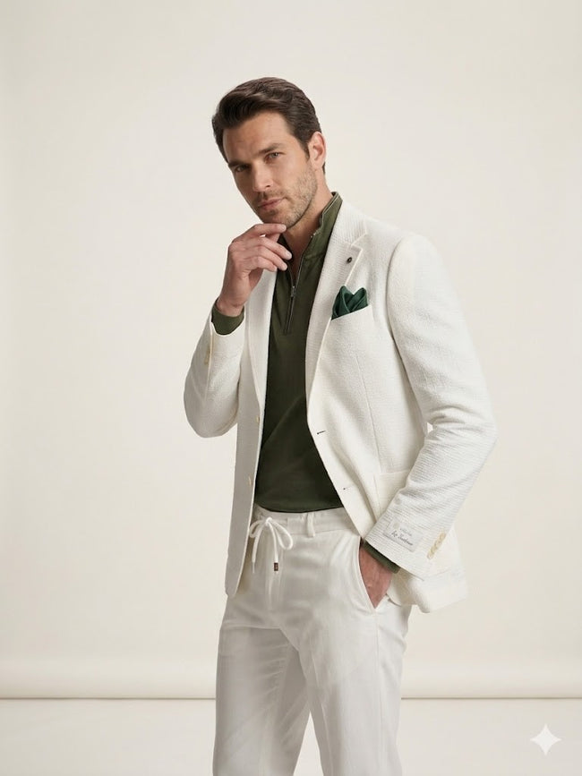 SİR CEKET Erkek Slim Fit Tek Düğme Blazer 3033