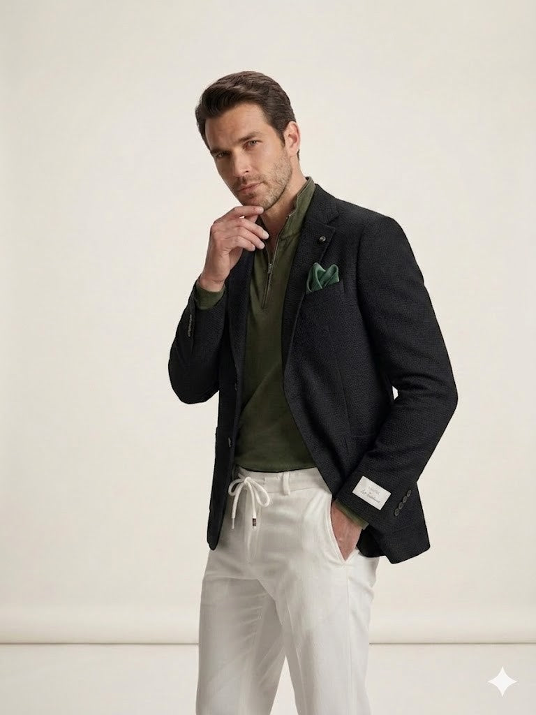 SİR CEKET Erkek Slim Fit Tek Düğme Blazer 3033