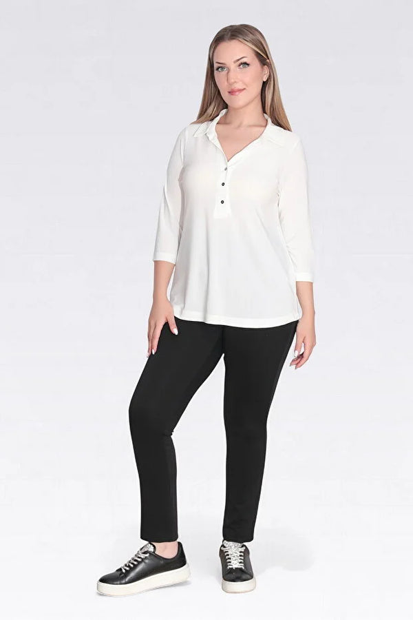 Centilmen Polo Yaka Örme Bluz   10751