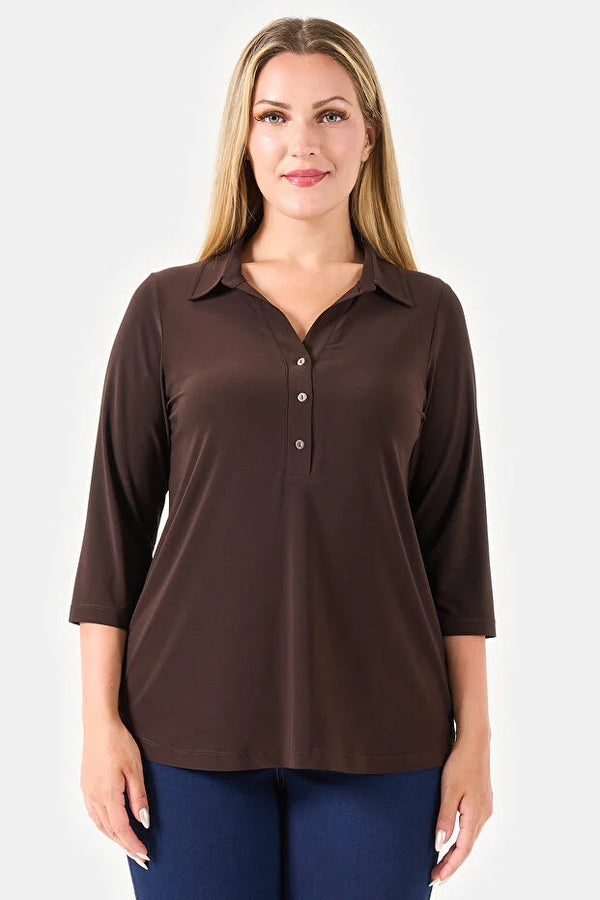Centilmen Polo Yaka Örme Bluz   10751