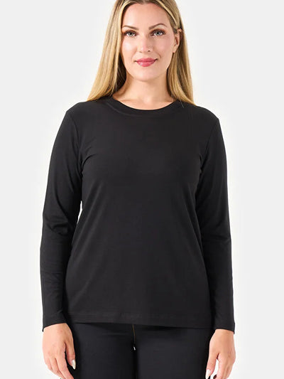 Bisiklet Yaka Basic Örme Bluz  11010