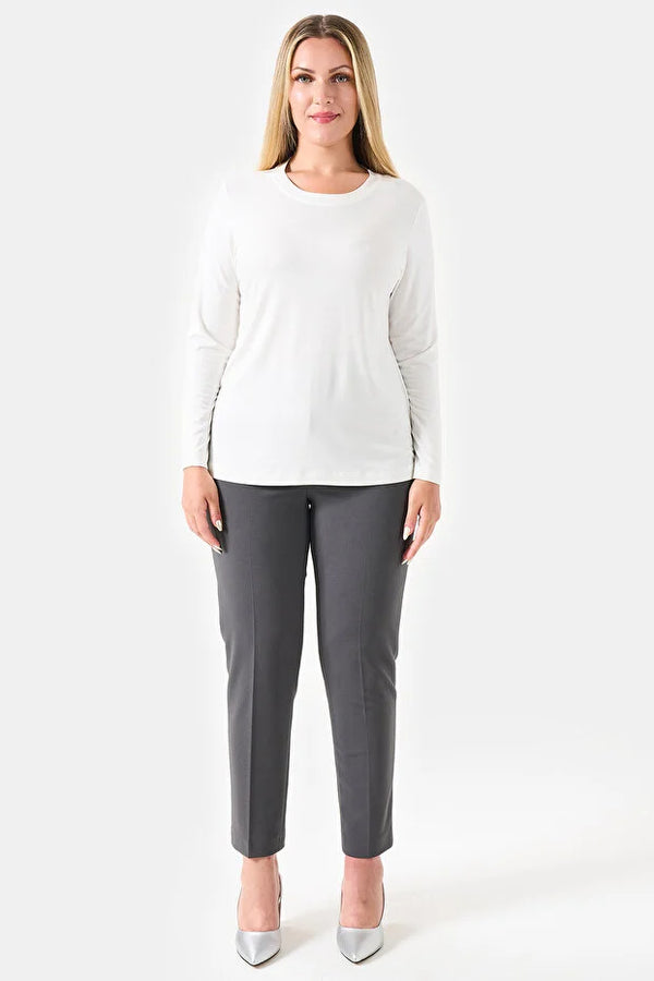 Centilmen Bisiklet Yaka Basic Örme Bluz  11010