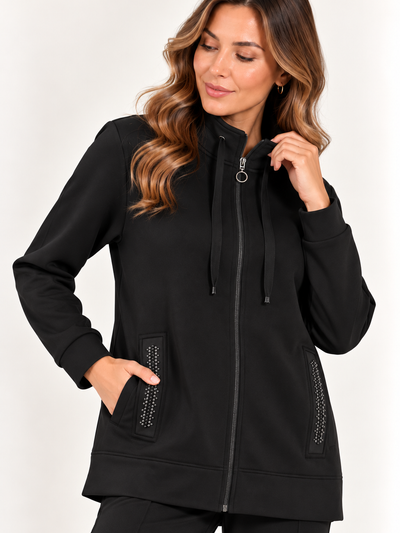 CENTİLMEN  Taş Detaylı Fermuarlı Sweat 50227