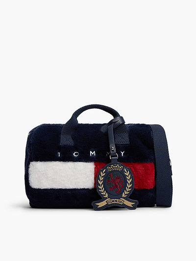 TOMMY HILFIGER Arşiv Logolu Suni Kürk Çanta AW0AW19080C1G