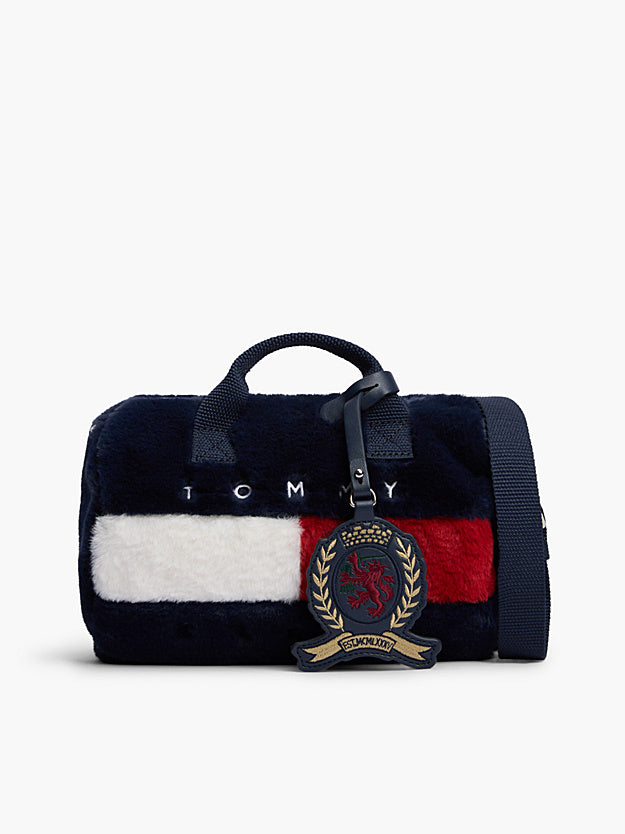 TOMMY HILFIGER Arşiv Logolu Suni Kürk Çanta AW0AW19080C1G