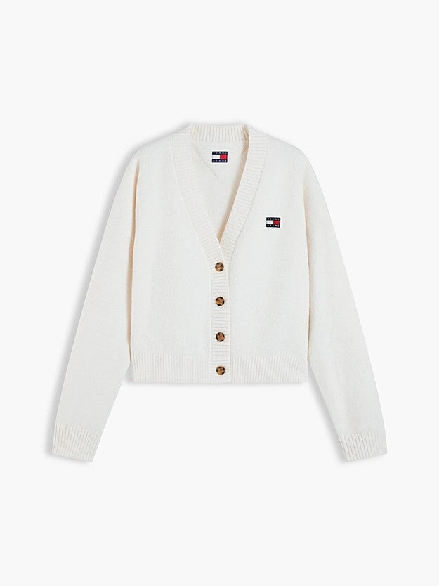 TOMMY HILFIGER Badge Alpaka Tüylü Hırka DW0DW23830YBH