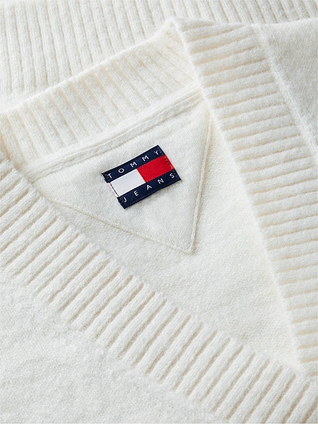 TOMMY HILFIGER Badge Alpaka Tüylü Hırka DW0DW23830YBH