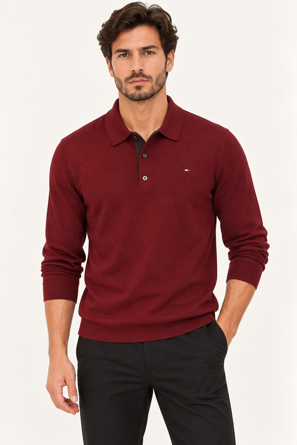 TOMMY HILFIGER Polo Yaka Kazak MW0MW36519YLP