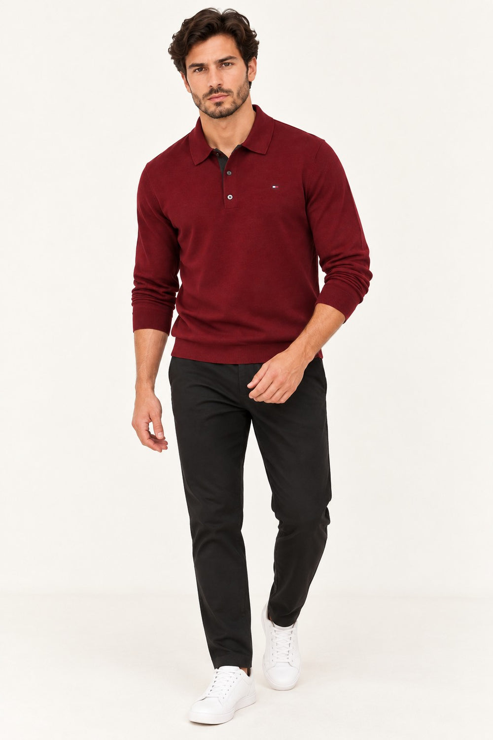 TOMMY HILFIGER Polo Yaka Kazak MW0MW36519YLP