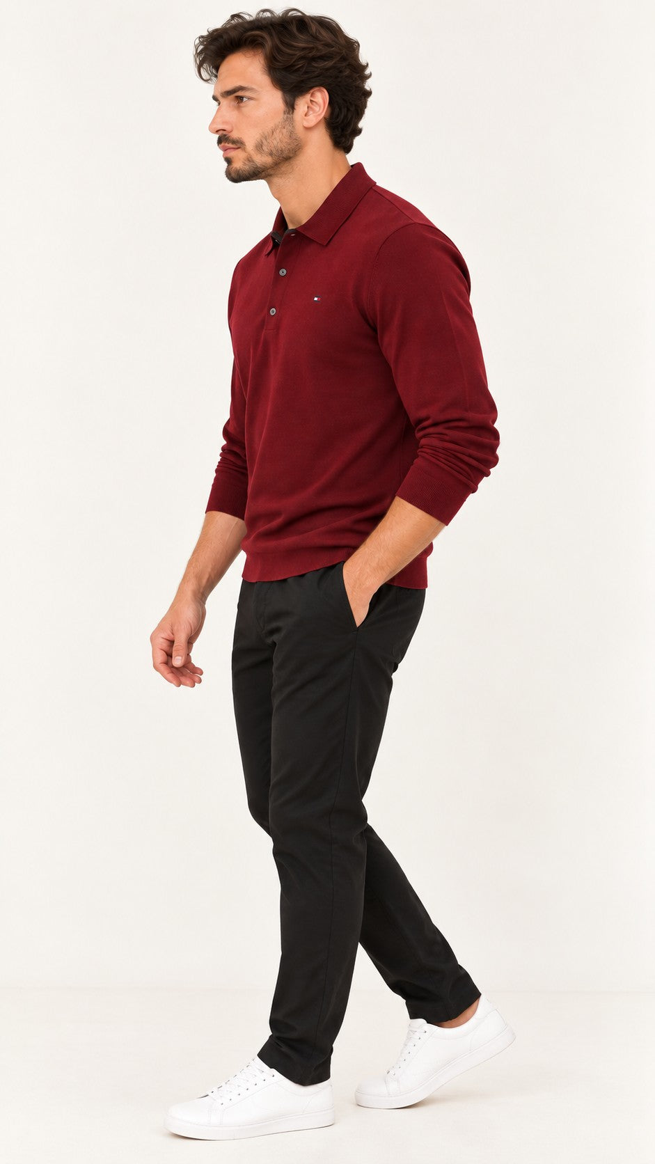 TOMMY HILFIGER Polo Yaka Kazak MW0MW36519YLP