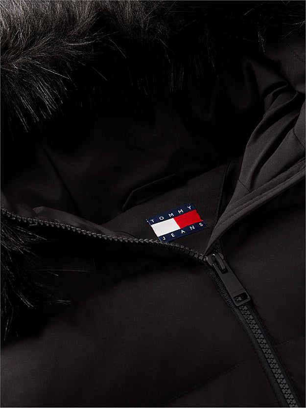 TOMMY HILFIGER Dar Kesim Kapüşonlu Şişme Mont DW0DW23409