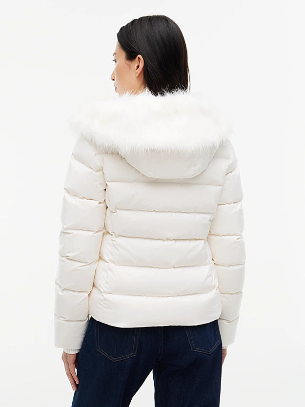 TOMMY HILFIGER Dar Kesim Kapüşonlu Şişme Mont DW0DW23409
