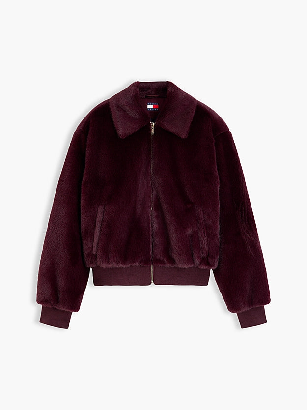 TOMMY HILFIGER Suni Kürk Rahat Fermuarlı Mont DW0DW23422V11