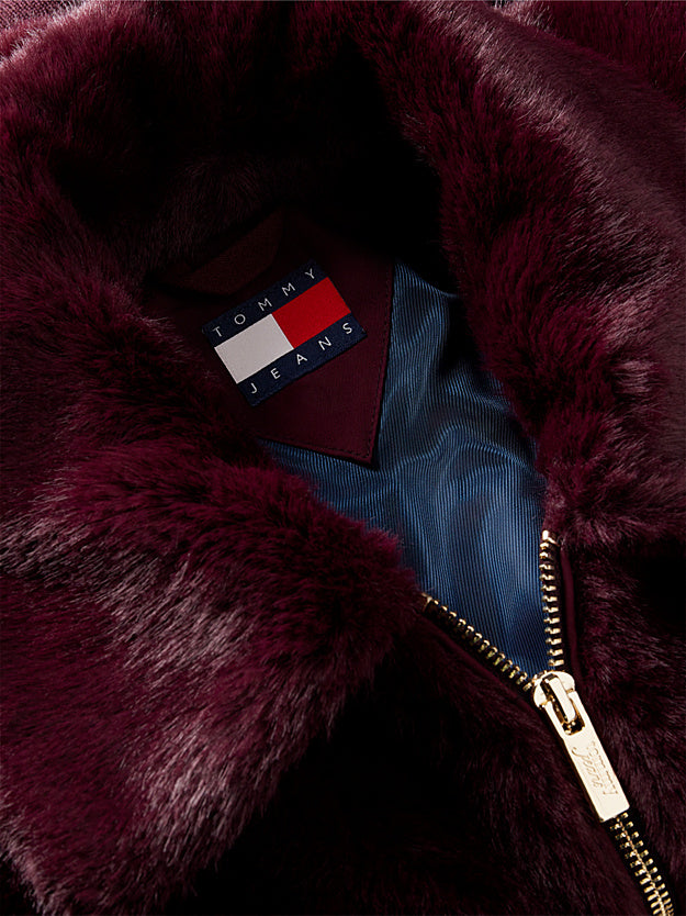TOMMY HILFIGER Suni Kürk Rahat Fermuarlı Mont DW0DW23422V11