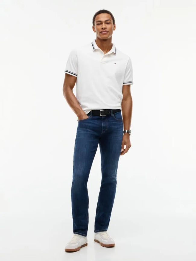 TOMMY Soluk Görünümlü Kot Pantolon DM0DM23479-1BK