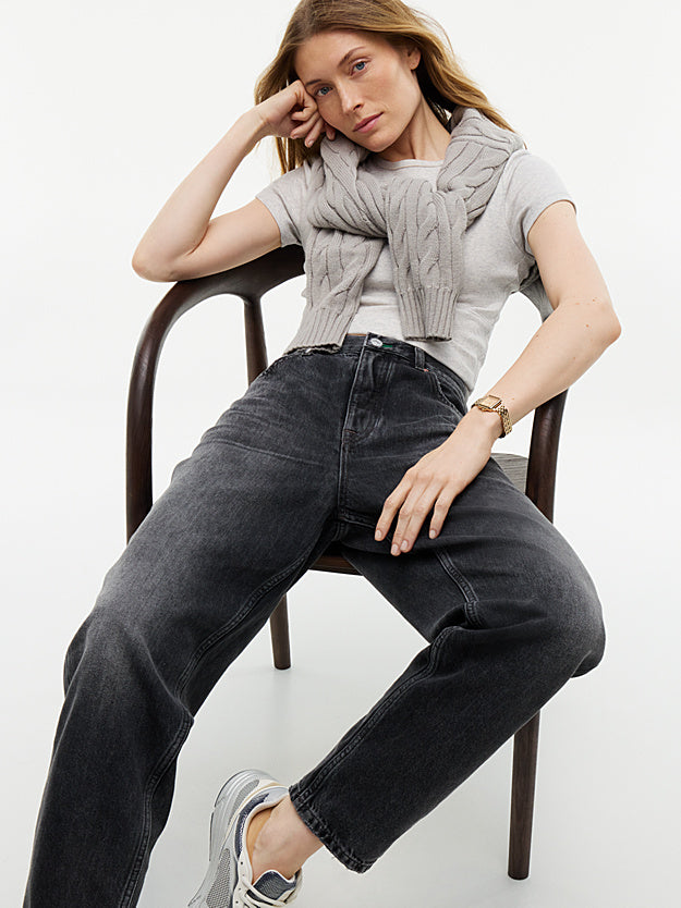 TOMMY HILFIGER Dar Paça Kot Pantolon DW0DW232021BZ