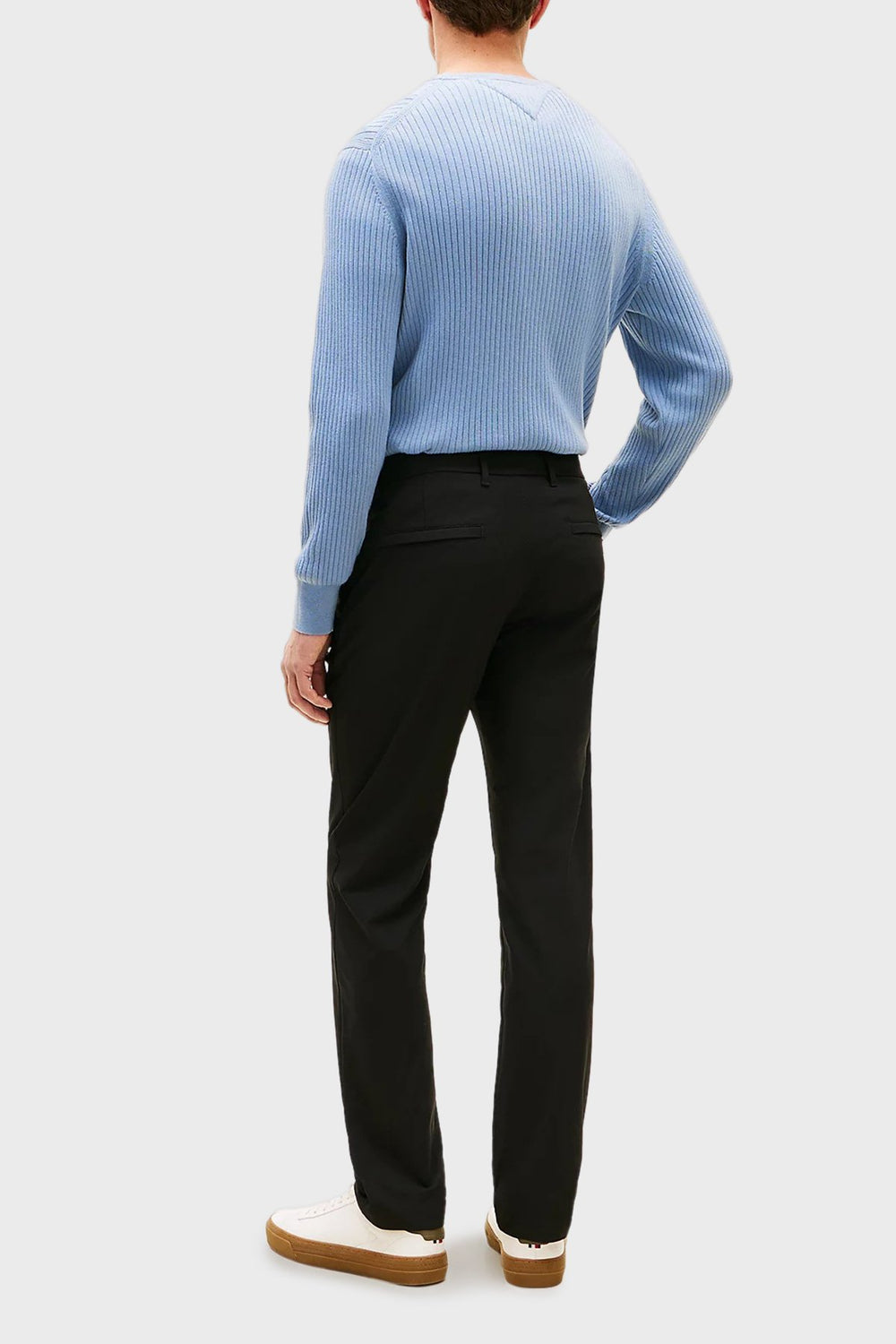 TOMMY Straight Fit Normal Bel Düz Paça Pantolon Erkek PANTOLON MW0MW43408-BDS