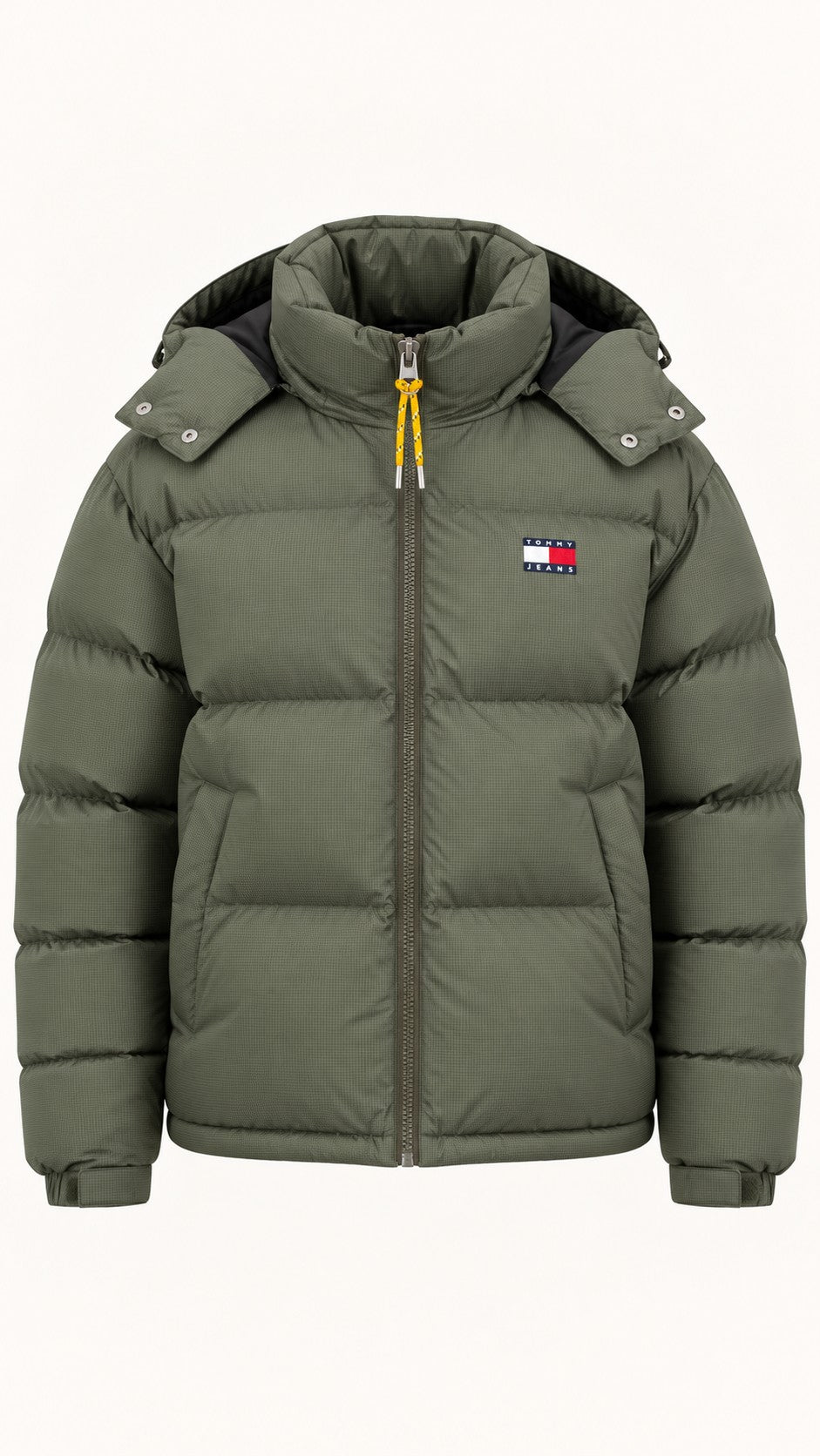 TOMMY HILFIGER Relaxed Fit Çıkarılabilir Kapüşonlu Su İtici Şişme Mont DM0DM22036M04