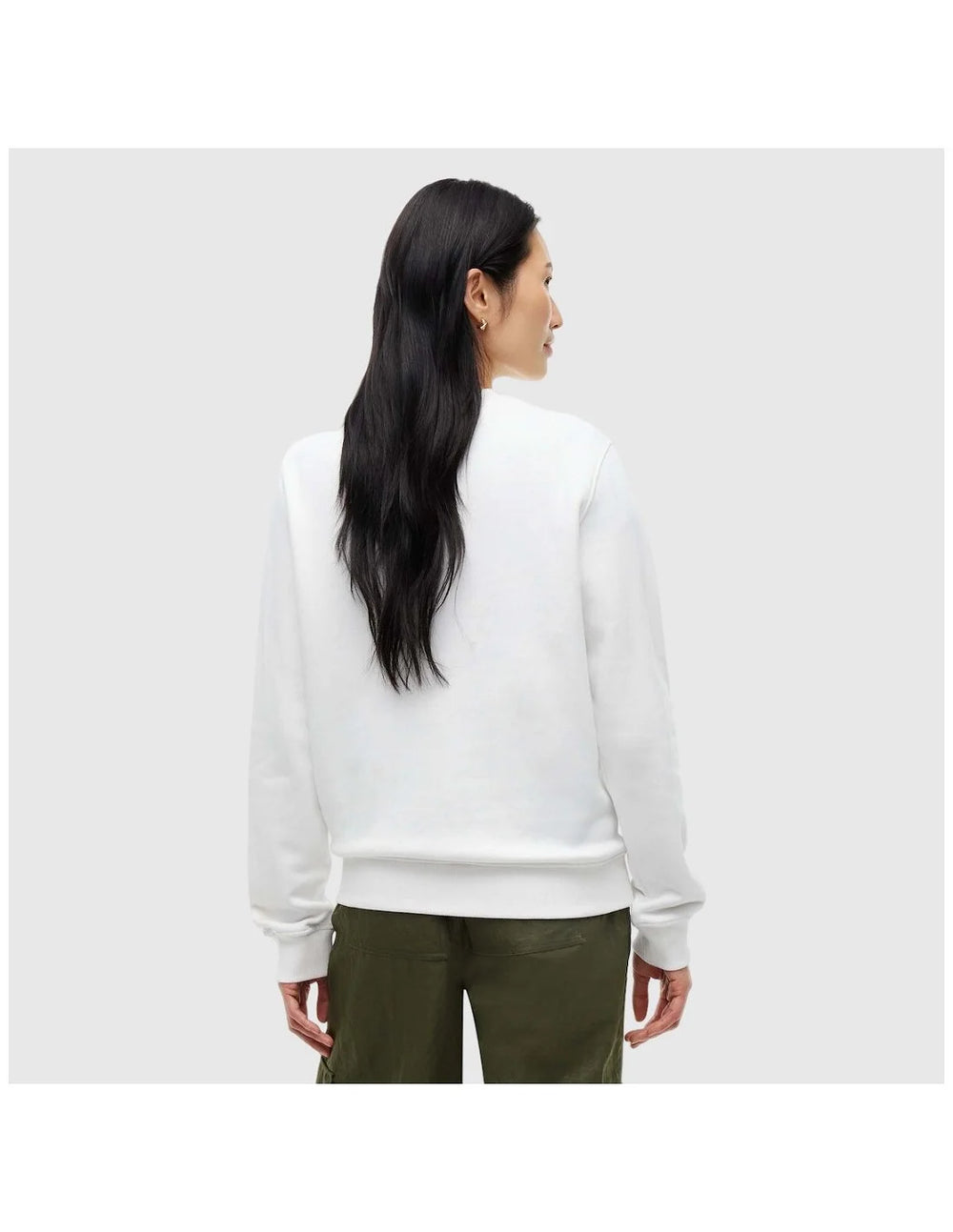 TOMMY HILFIGER Kadın Beyaz Sweatshirt DW0DW23403