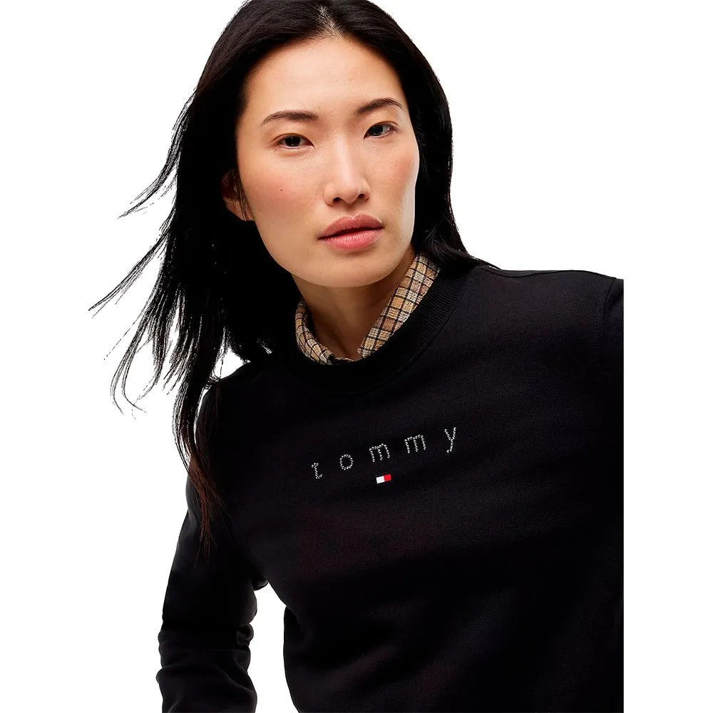 TOMMY HILFIGER Kadın Beyaz Sweatshirt DW0DW23403