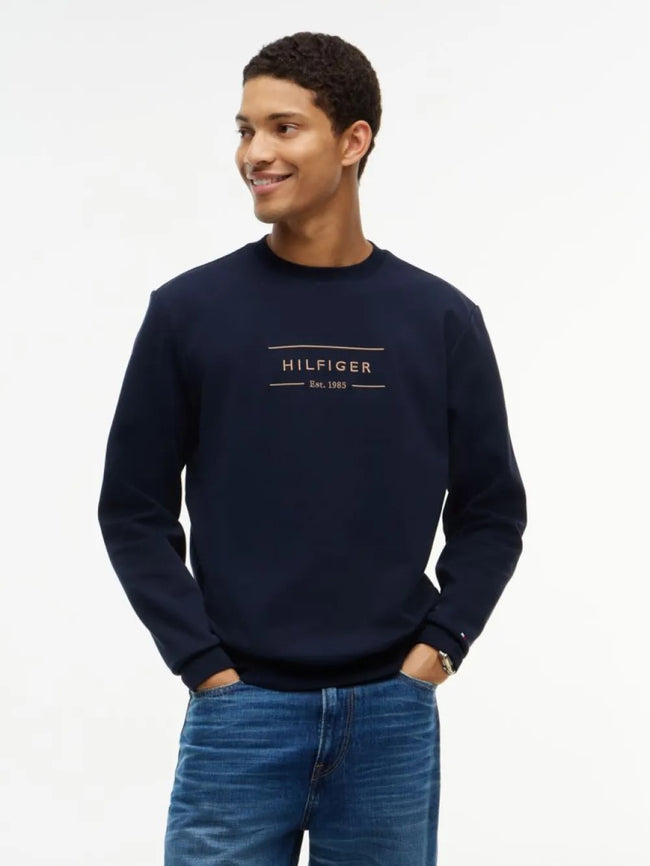 TOMMY Logolu Örme Sweat MW0MW44939-DW5