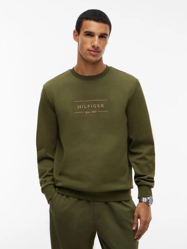 TOMMY Logolu Örme Sweat MW0MW44939-MT1