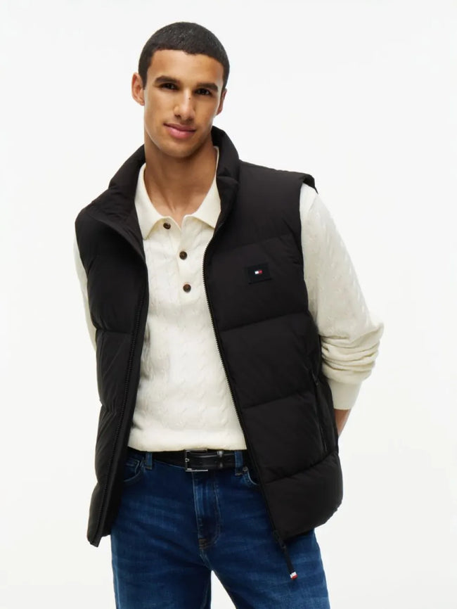 TOMMY Logolu Fermuarlı Yelek MW0MW45306-BDS