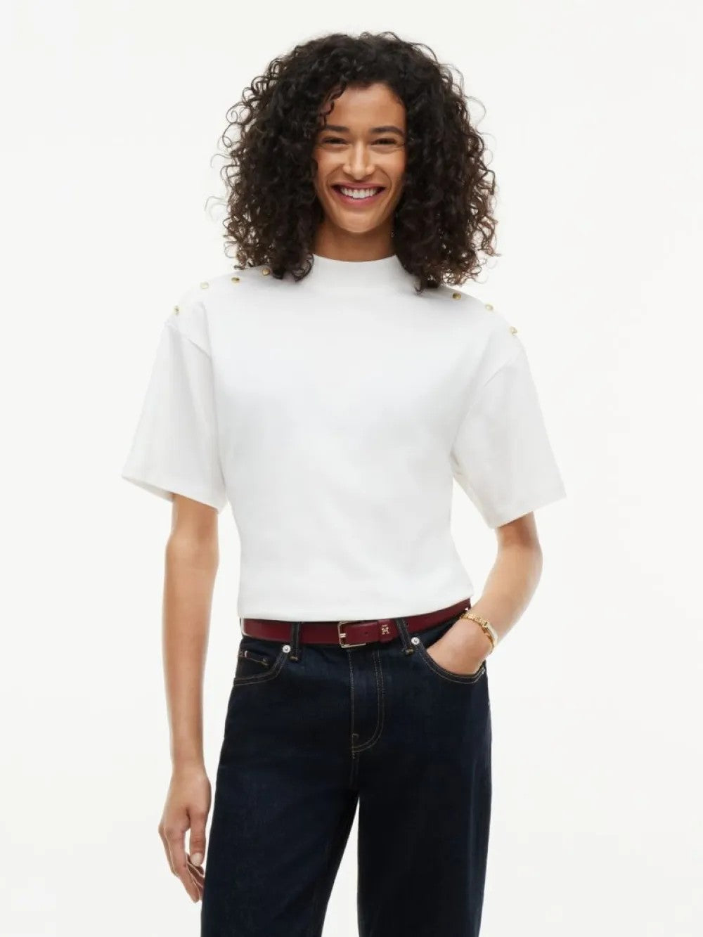 TOMMY T-SHIRT WW0WW52382YBL