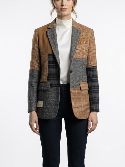 TWIST Patchwork Desenli Blazer Ceket TW6260106138
