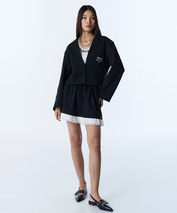 TWİST Çizgi  Desen Mix Blazer TS1260106015