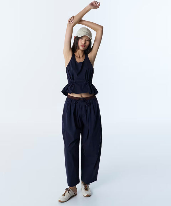 TWIST Çift Kat Bel Baggy Pantolon TS1260003121
