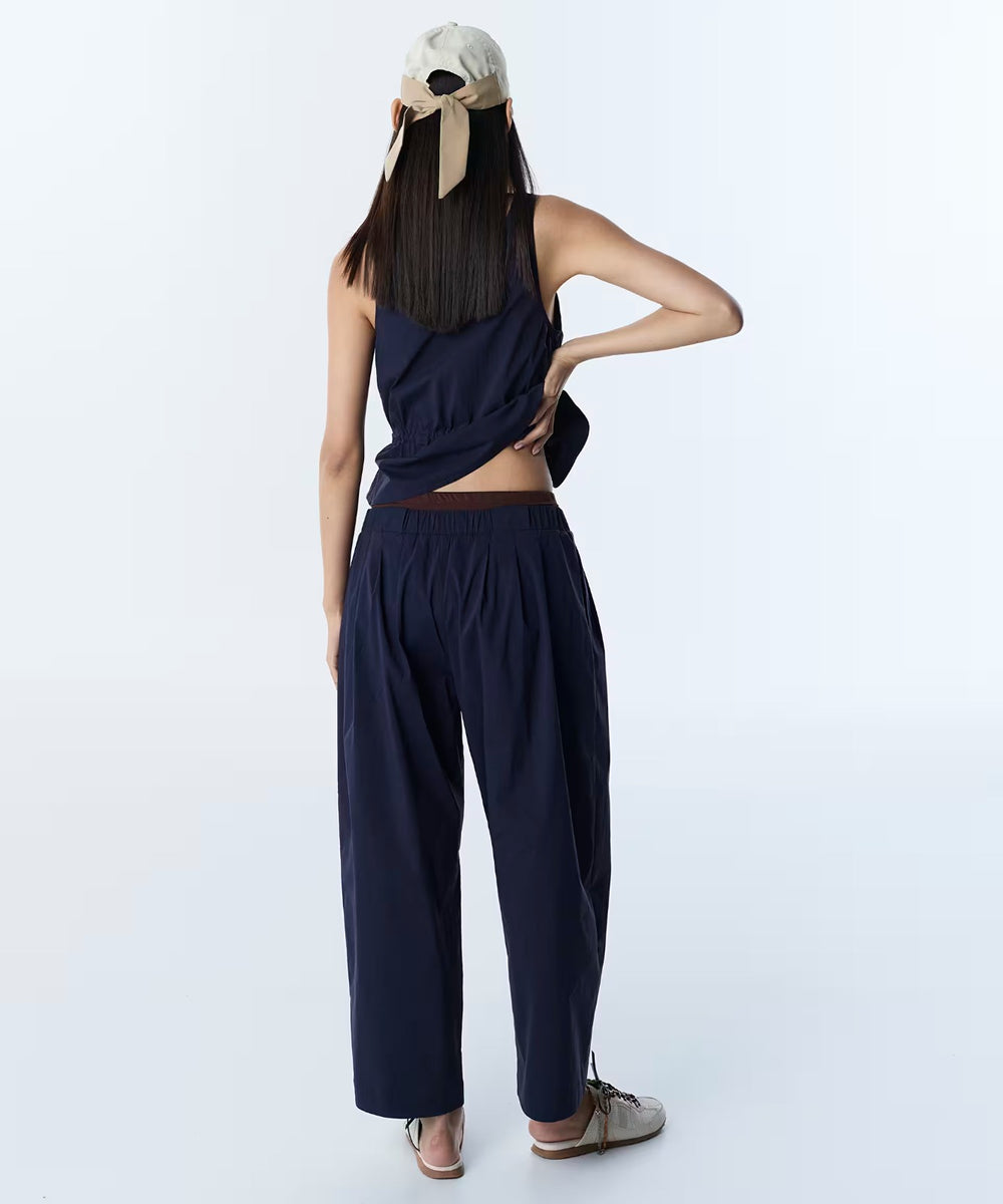 TWIST Çift Kat Bel Baggy Pantolon TS1260003121