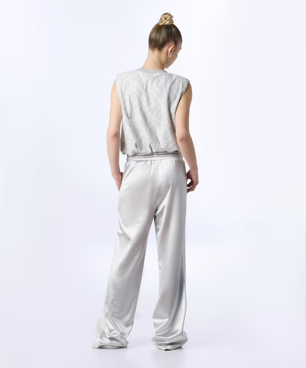 TWIST  Parlak Dokulu Wıde Leg Pantolon TS1260003134