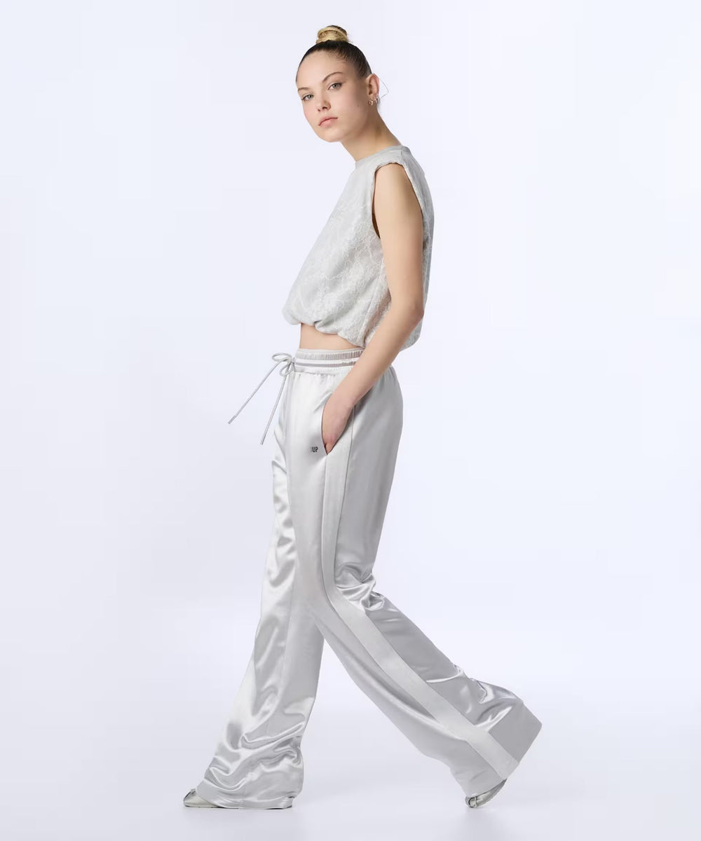 TWIST  Parlak Dokulu Wıde Leg Pantolon TS1260003134