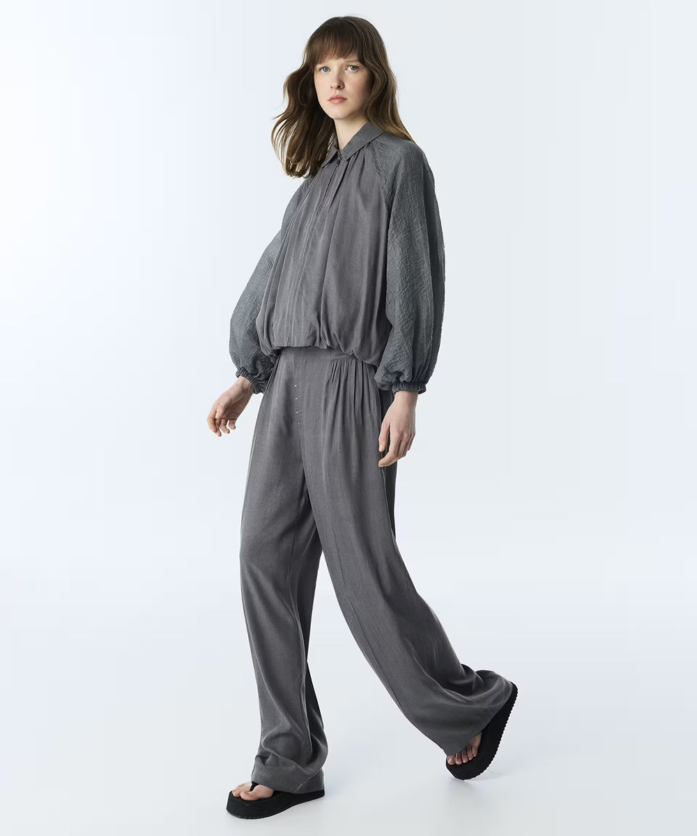 TWİST Büzgülü Wide Leg Pantolon TS1260003237